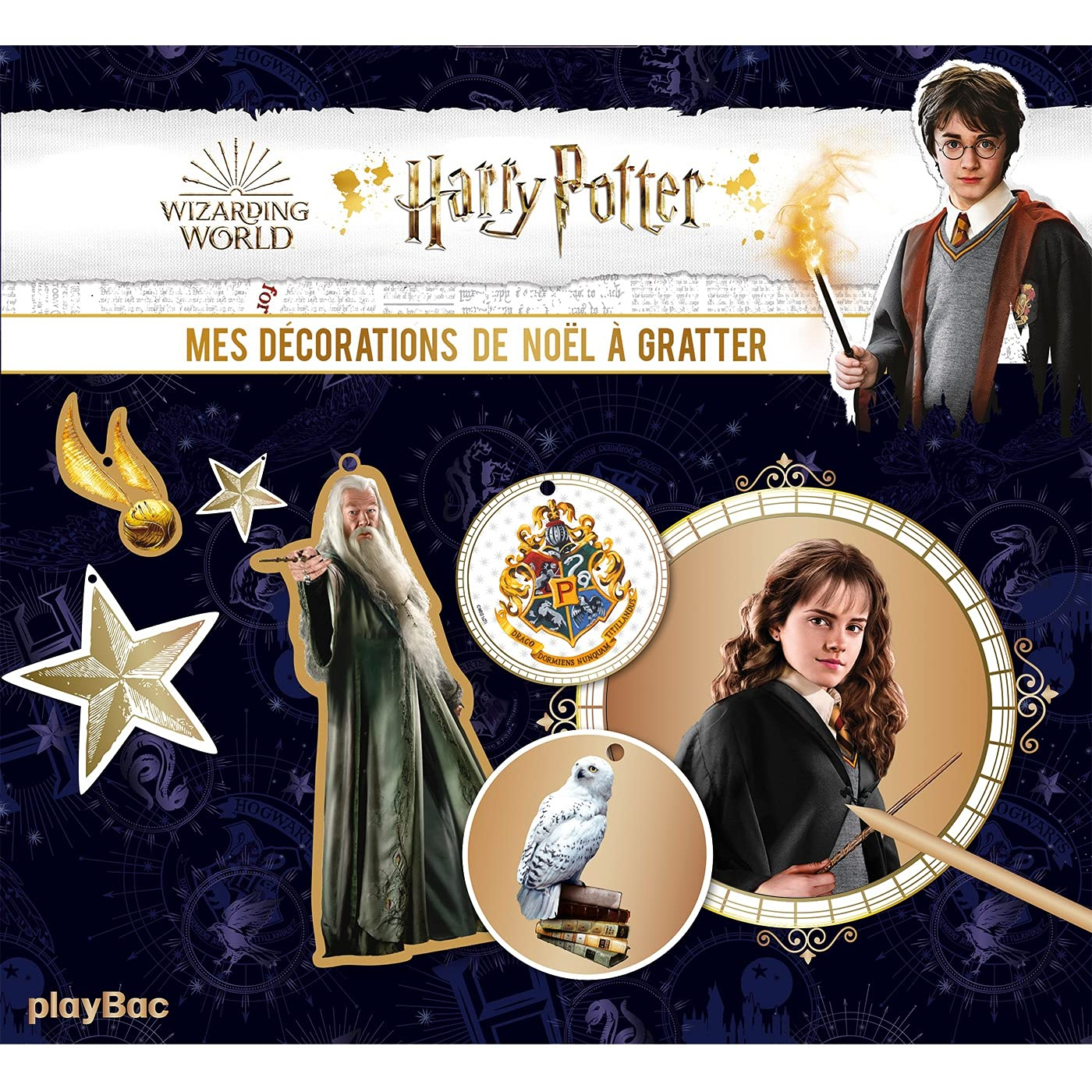 Harry Potter : mes décorations de Noël à gratter