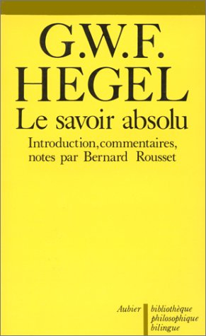 Le Savoir absolu