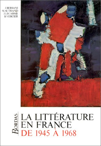 la littérature en france de 1945 à 1968