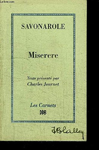 Miserere : dernière méditation du Psaume 50