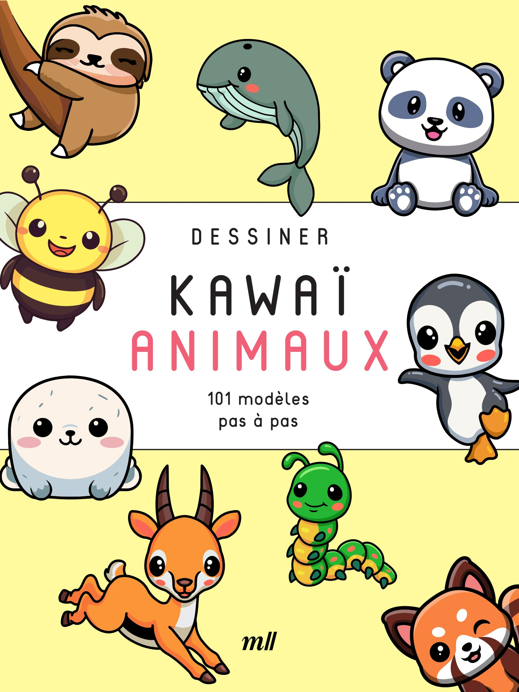 Dessiner kawaï. Animaux : 101 modèles pas à pas