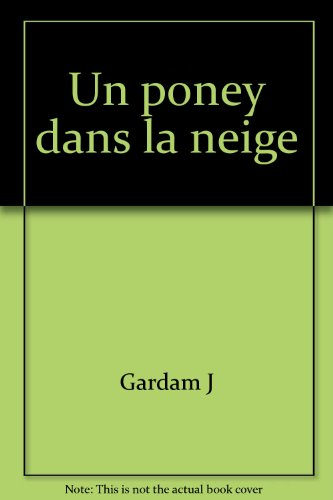 un poney dans la neige