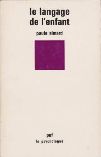 Le Langage de l'enfant