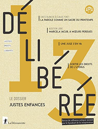 Délibérée, n° 13. Justes enfances