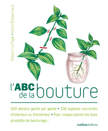 L'abc de la bouture : 550 dessins geste par geste, 200 espèces courantes d'intérieur ou d'extérieur,