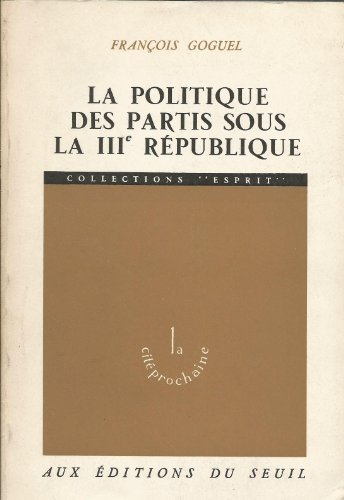 la politique des partis sous la iiie republique