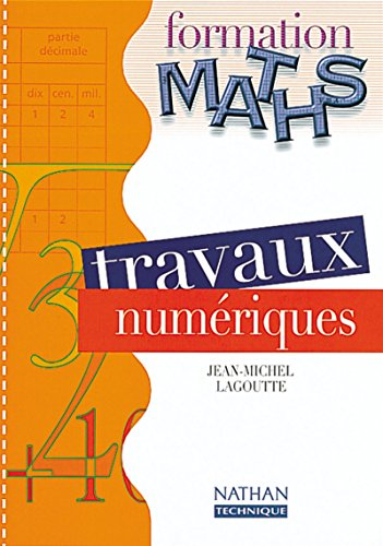 Formation maths : travaux numériques
