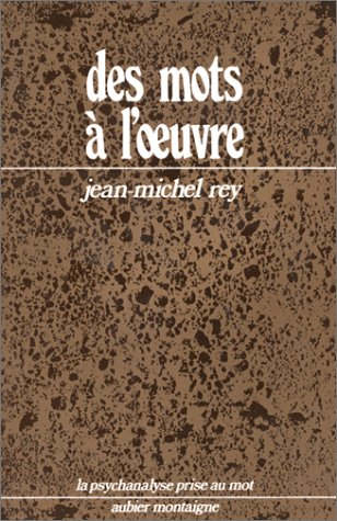 des mots à l'oeuvre