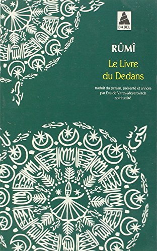 Le livre du dedans : fihi-mâ-fihi