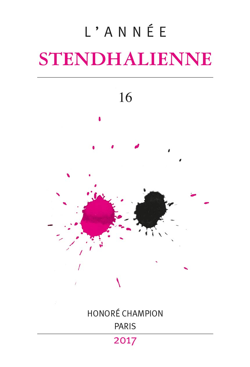 Année stendhalienne (L'), n° 16