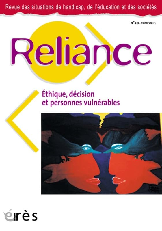 Reliance, n° 20. Ethique, décision et personnes vulnérables