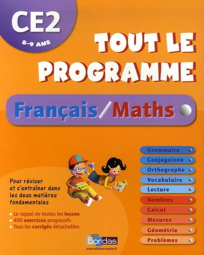 Français-maths, CE2 : 8-9 ans
