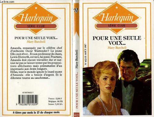 pour une seule voix (harlequin)