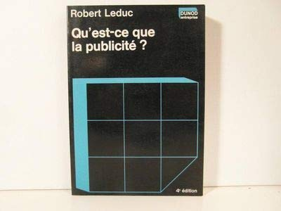 Qu'est-ce que la publicité ?