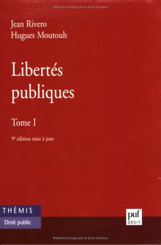 Libertés publiques. Vol. 1