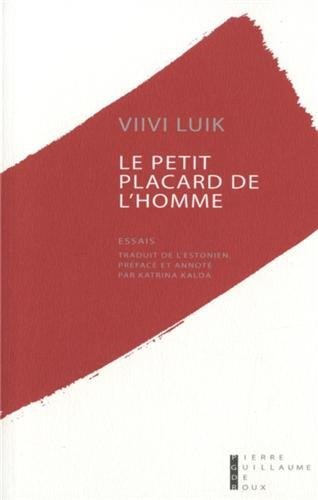 Le petit placard de l'homme : essais