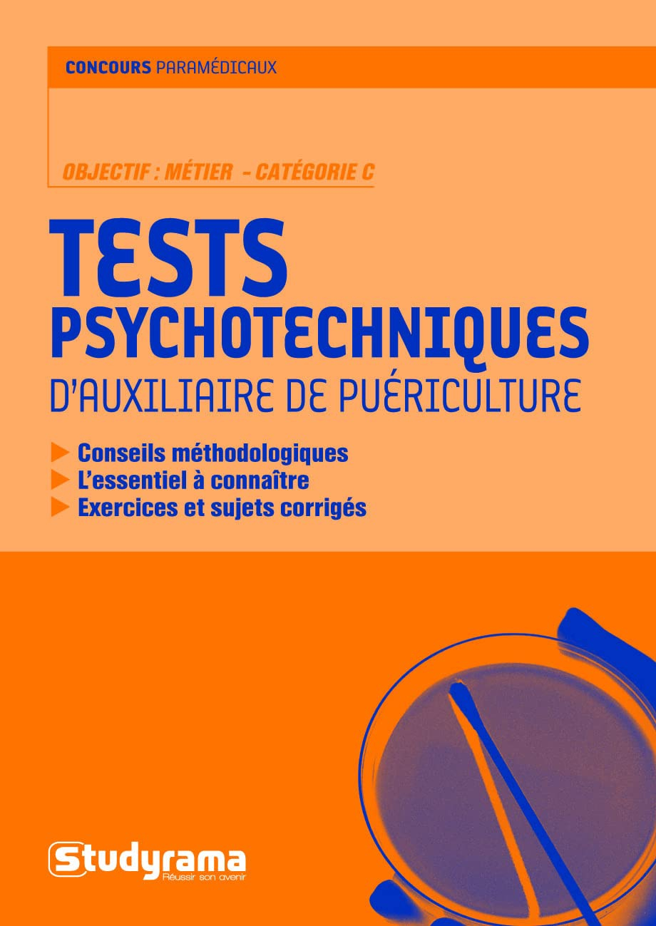 Tests d'aptitude d'auxiliaire de puériculture : catégorie C