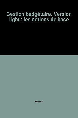 Gestion budgétaire
