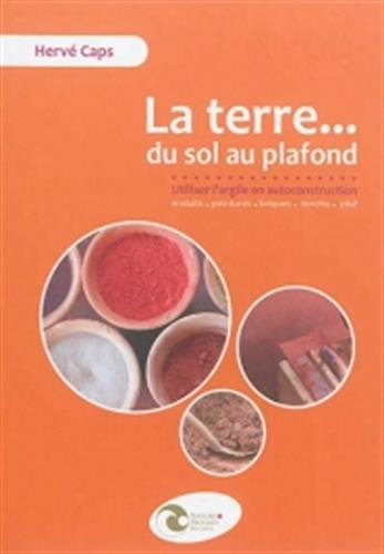 La terre... du sol au plafond : utiliser l'argile en autoconstruction : enduits, peintures, briques,
