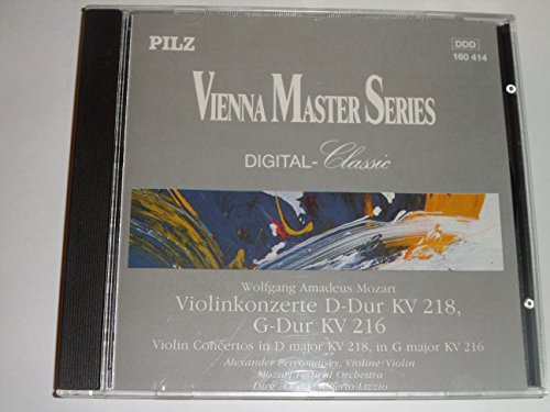 wolfgang amadeus mozart -violinkonzerte kv 218, 216