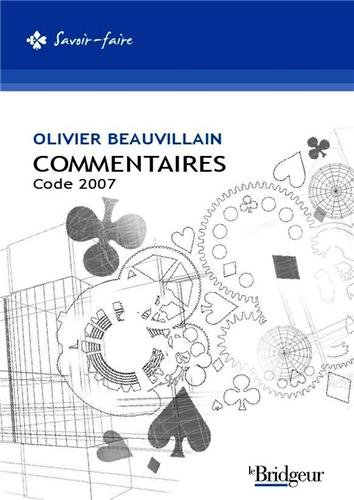 Commentaires : code 2007