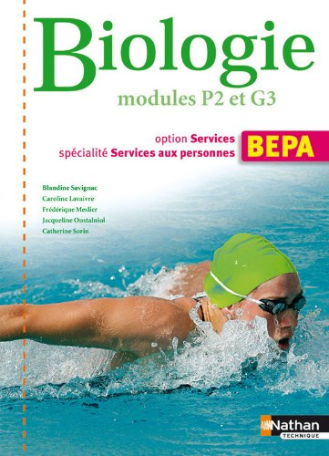 Biologie, module P2 et G3 : pochette de l'élève