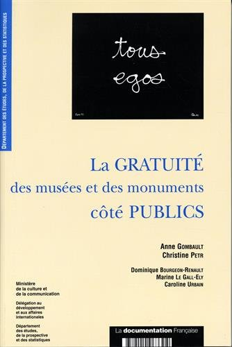 La gratuité des musées et des monuments côté publics : représentations, projets d'usage et comportem