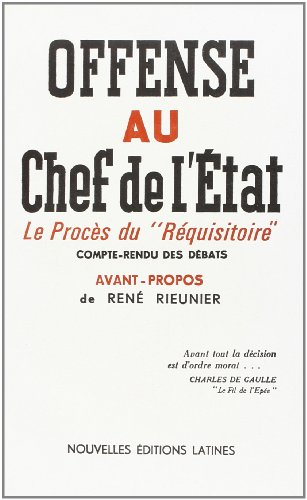 offense au chef d'etat