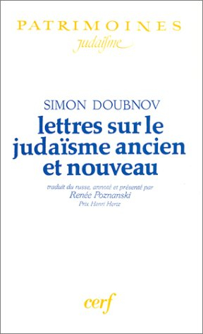 Lettres sur le judaïsme ancien et nouveau