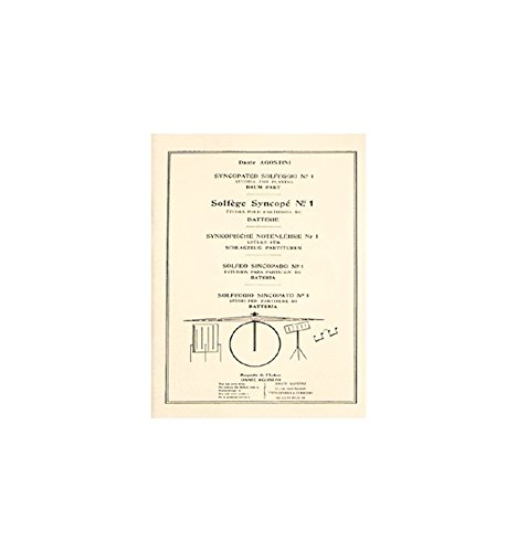 DANTE AGOSTINI SOLFEGE SYNCODE :Etudes Pour Partitions de Batterie
