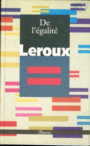 De l'égalité