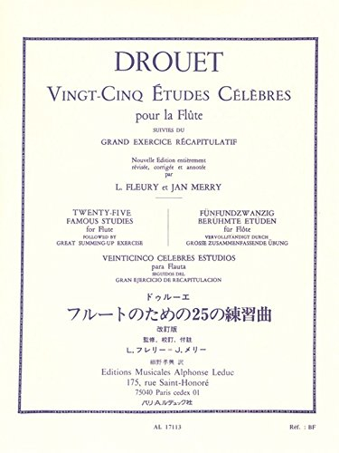 25 ETUDES CELEBRES FLUTE