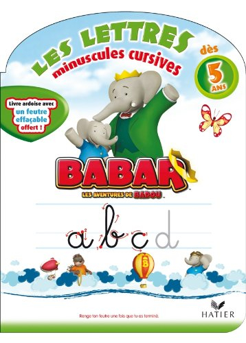 Les lettres minuscules cursives