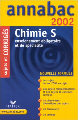 Chimie S : enseignement obligatoire et de spécialité