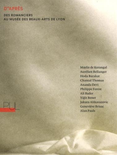 D'après : des romanciers au Musée des beaux-arts de Lyon