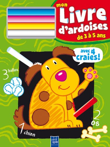 Mon livre d'ardoises de 3 à 5 ans : chien
