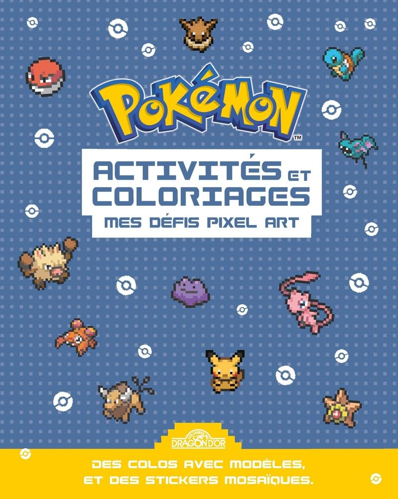 Pokémon : Activités et coloriages Pixel 2