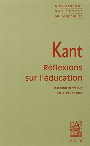 Réflexions sur l'éducation