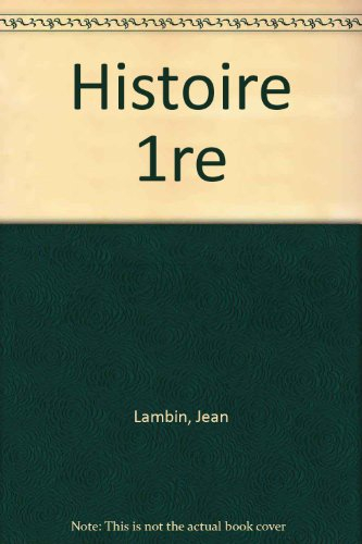 histoire, 1re