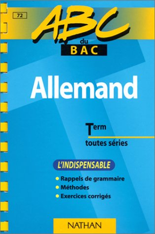 ABC du bac, allemand niveau terminale toutes séries