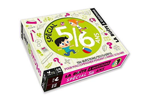 La boîte à questions, spécial 5-6 ans : 156 questions, tests, défis pour m'accompagner pendant l'ann