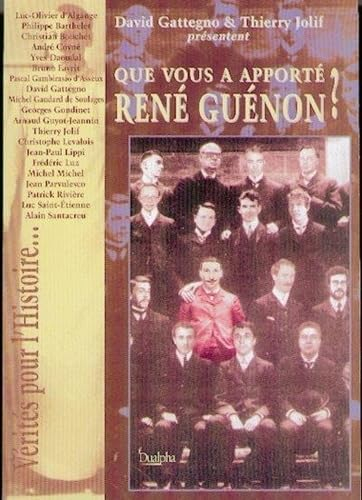 Que vous a apporté René Guénon