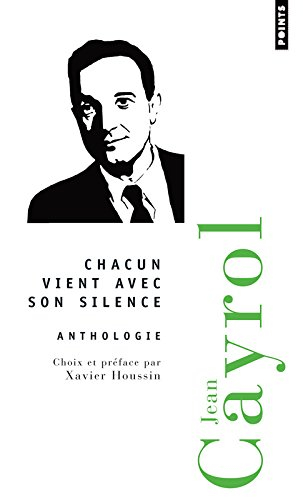 Chacun vient avec son silence : anthologie poétique