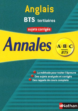 Anglais BTS tertiaires
