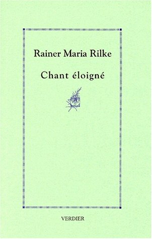 chant éloigné : poèmes et fragments