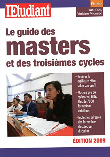 Le guide des masters et des troisièmes cycles