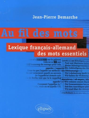 Au fil des mots : lexique français-allemand des mots essentiels