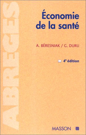 economie de la sante. 4ème édition
