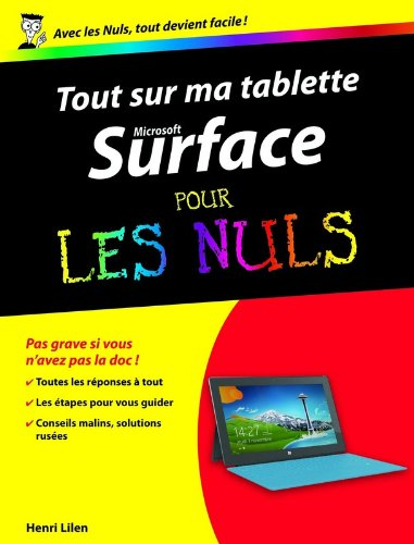 Tout sur ma tablette Microsoft Surface pour les nuls