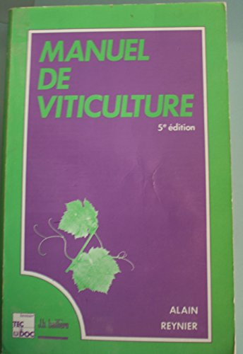 manuel de viticulture (5. ed.)